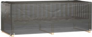 vidaXL vidaXL Pokrowiec na meble ogrodowe, 8 oczek, 192x82x65 cm, prostokąt 2