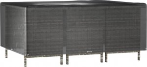vidaXL vidaXL Pokrowiec na meble ogrodowe, 12 oczek, 270x180x90 cm, prostokąt 2