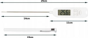 Verk TERMOMETR KUCHENNY LCD CYFROWY SONDA MIĘSA WINA 11