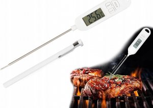 Verk TERMOMETR KUCHENNY LCD CYFROWY SONDA MIĘSA WINA 7