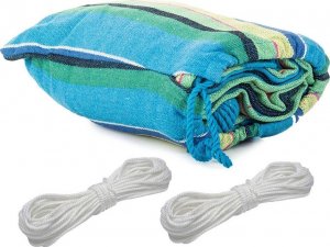 Verk HAMAK DWUOSOBOWY OGRODOWY XXL DUŻY 200kg 200x150 10