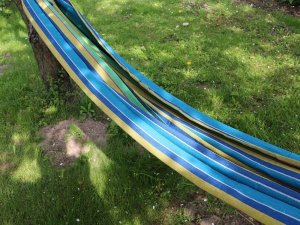 Verk HAMAK OGRODOWY MOCNY BUJAK POKROWIEC WISZĄCY LINKI 9