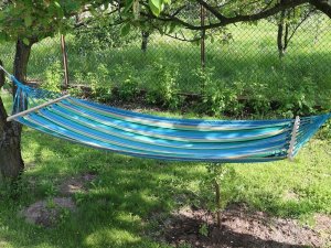 Verk HAMAK OGRODOWY ZE STELAŻEM WISZĄCY BUJAK Z LINKAMI 4