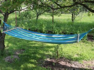 Verk HAMAK OGRODOWY ZE STELAŻEM WISZĄCY BUJAK Z LINKAMI 6