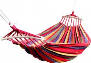 Verk HAMAK OGRODOWY ZE STELAŻEM WISZĄCY BUJAK Z LINKAMI 6