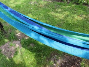 Verk HAMAK OGRODOWY MOCNY BUJAK POKROWIEC WISZĄCY LINKI 8