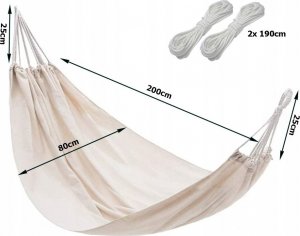 Verk HAMAK OGRODOWY WISZĄCY HUŚTAWKA BUJAK WOREK DUŻY 12