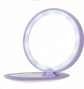Lusterko kosmetyczne Verk LUSTERKO DO MAKIJAŻU KOSMETYCZNE PODŚWIETLANE LED 10