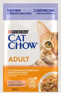 Purina CAT CHOW ADULT GiJ Jagn&Ziel Fasola w galarecie 85g 1