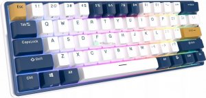 Klawiatura Orlos RK61 Plus Klawiatura Mechaniczna 60% RGB Sky Cyan 5