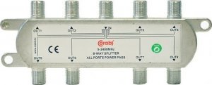 CORAB Rozgałęźnik sygnału splitter 5-2400Mhz 8 wyjść power pass CORAB 1