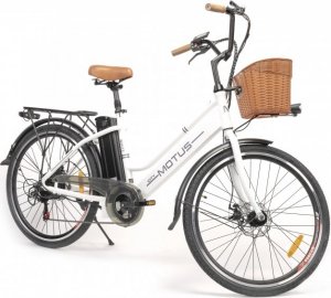 Rower elektryczny Motus Motus City 26" biały 2