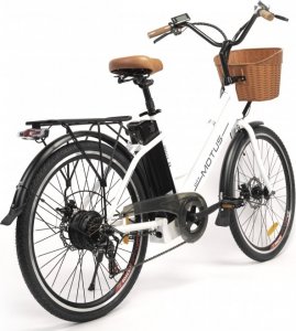 Rower elektryczny Motus Motus City 26" biały 3