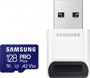 Karta Samsung PRO Plus SDXC 128 GB U3 A2 V30 (MB-MD128SB/WW) 1