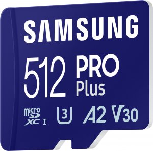 Karta Samsung PRO Plus MicroSDXC 512 GB U3 A2 V30 (MB-MD512SB/WW) 3