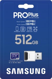 Karta Samsung PRO Plus MicroSDXC 512 GB U3 A2 V30 (MB-MD512SB/WW) 8