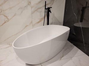 Wanna Hagendsen&Smith Vasta Mora wolnostojąca 170x78 biała połysk 4