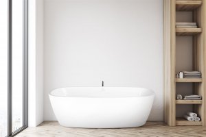 Wanna Hagendsen&Smith Vasta Reno wolnostojąca 170x78 biała połysk 4