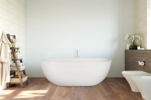 Wanna Hagendsen&Smith Vasta Jima wolnostojąca 170x78 biała połysk 4