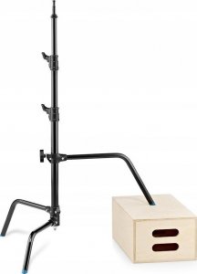 Manfrotto Statyw oświetleniowy Avenger C-Stand 18 z przesuwaną nogą, czarny stal 3