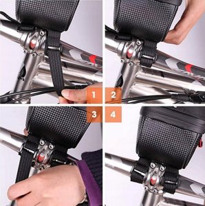 Verk Wodoodporna sakwa rowerowa uchwyt na telefon 11