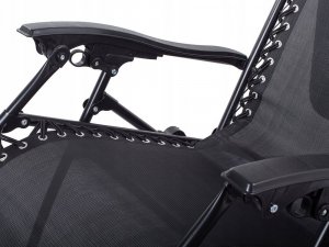 Verk LEŻAK OGRODOWY PLAŻOWY SKŁADANY DASZEK GRAVITY 11