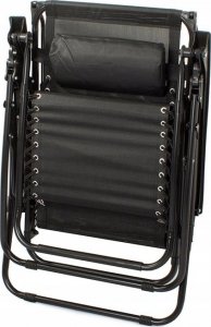 Verk LEŻAK OGRODOWY PLAŻOWY SKŁADANY DASZEK GRAVITY 12