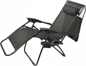 Verk LEŻAK OGRODOWY PLAŻOWY SKŁADANY DASZEK GRAVITY 6