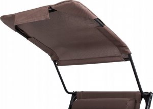 Verk LEŻAK OGRODOWY PLAŻOWY SKŁADANY DASZEK GRAVITY 11