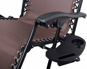 Verk LEŻAK OGRODOWY PLAŻOWY SKŁADANY DASZEK GRAVITY 9