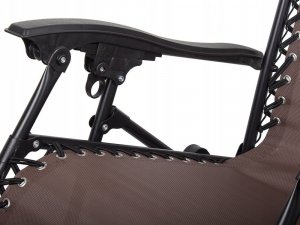 Verk LEŻAK OGRODOWY PLAŻOWY SKŁADANY DASZEK GRAVITY 10