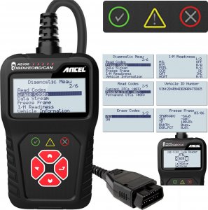 ANCEL Diagnostyczny Tester Interfejs OBD2 2