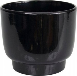 Cermax Osłonka ceramiczna na doniczkę czarna 15 x 13 cm 1