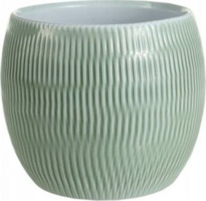 Cermax Osłonka ceramiczna na doniczkę zielona 13 x 11,5 cm 1