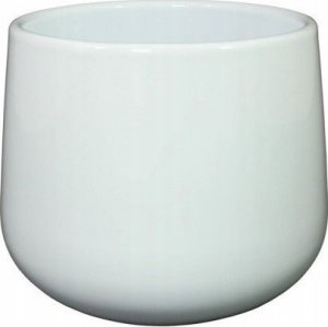 Cermax Osłonka ceramiczna na doniczkę biała 19 x 15,5 cm 1