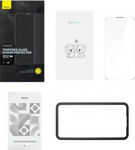 Baseus Szkło hartowane Schott HD 0.3 mm do Iphone 14 Pro Max 15