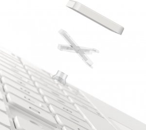 Baseus Etui na klawiaturę Brilliance do Ipad Pro 12.9" (2018/2020/2021) białe 20