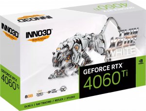 Karta graficzna Inno3D GeForce RTX 4060 Ti Twin X2 OC White 8GB GDDR6 (N406T2-08D6X-171153W) 3