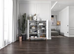 Meble Lindner Komoda RTV Glamour Szafka RTV Glamour Biały 112 cm 6