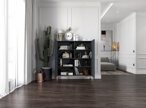 Meble Lindner Komoda RTV Glamour Szafka RTV Granatowy MAT 112 cm 6