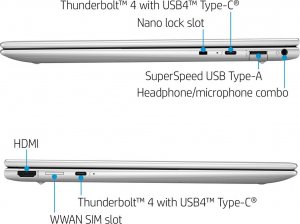 Laptop HP Dotyk HP Elite Dragonfly G3 i5-1245U 16GB Win11Pro 7