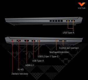 Laptop HP HP Victus 16 Ryzen 7 5800H 16/512 SSD RTX 3060 144Hz 9