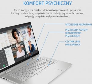 Laptop HP HP ENVY 15 x360 4K OLED i7-1165G7 16GB 1TB SSD MX450 Win11 7