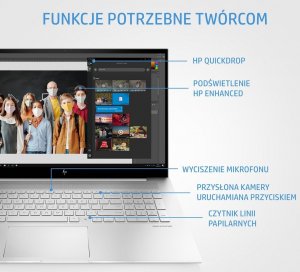 Laptop HP HP ENVY 17 4K i7-1195G7 16GB 1TB SSD MX450 Win11 11