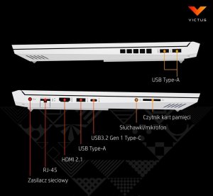 Laptop HP HP Victus 16 Ryzen 5 6600H 16/512GB RTX 3050 144Hz Win11 9