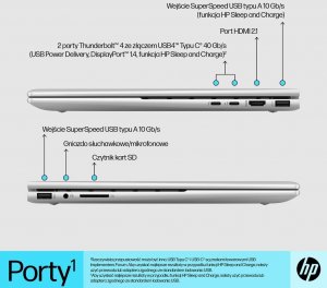 Laptop HP HP ENVY 15 x360 FHD i7-1260P 16GB 1TB SSD Win11 10