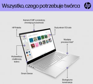 Laptop HP HP ENVY 17 i7-1255U 16/512GB SSD RTX 2050 Win11Pro 8