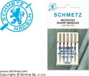 Schmetz Igły do jedwabiu i mikrofazy do maszyn domowych 130/705 5907544415237 1