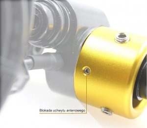 Krótkofalówka HamRadioShop Blokada zapobiegająca kradzieży anteny samochodowej HH-ALM02 7