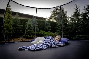 Trampolina ogrodowa Thunder Inside Ultra z siatką wewnętrzną 14 FT 435 cm 9